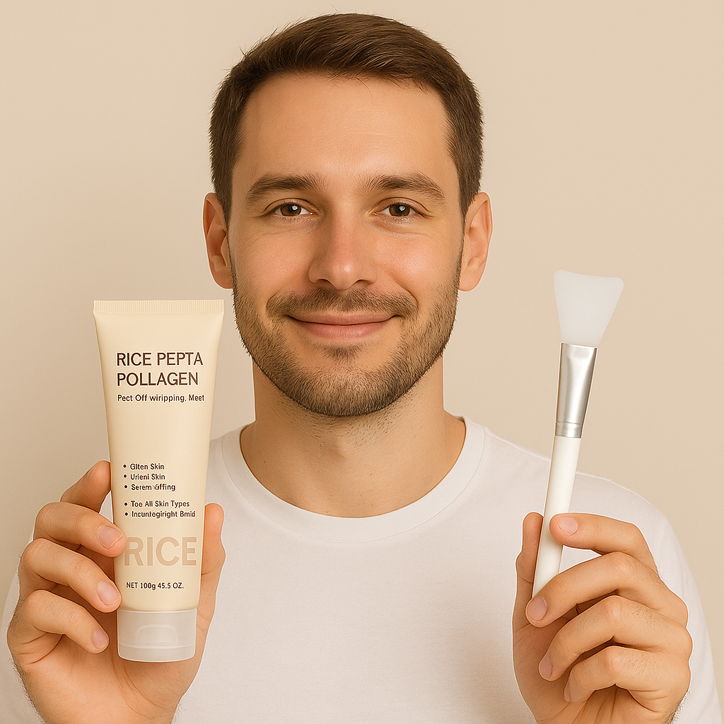 K-Beauty by Silxin™ – Night Smooth & Clear Rice Peel-Off Mask